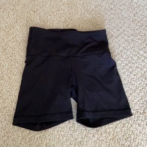 Black compression shorts